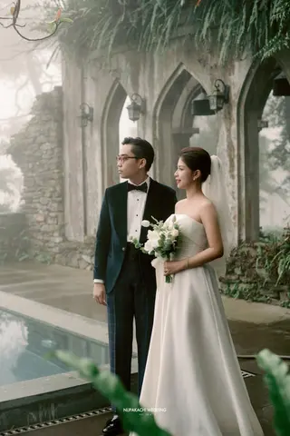 Chú rể Đông Hải — Tuxedo Printemps Xanh Rêu, ảnh 1