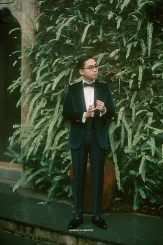 Chú rể Đông Hải — Tuxedo Printemps Xanh Rêu, ảnh 36