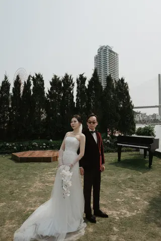 Chú rể Nam Anh — Tuxedo Printemps Velvet Đỏ Bordeaux, ảnh 54