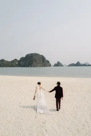 Chú rể Nam Anh — Tuxedo Printemps Velvet Đỏ Bordeaux, ảnh 55