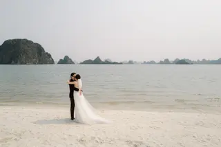 Chú rể Nam Anh — Tuxedo Printemps Velvet Đỏ Bordeaux, ảnh 56