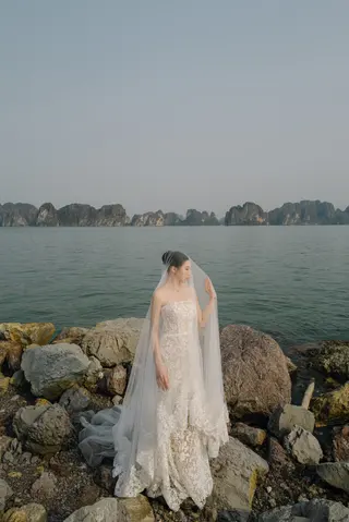 Chú rể Nam Anh — Tuxedo Printemps Velvet Đỏ Bordeaux, ảnh 58