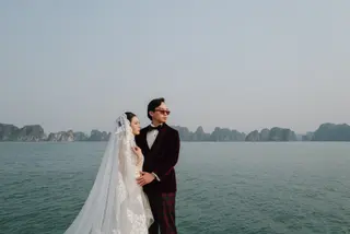 Chú rể Nam Anh — Tuxedo Printemps Velvet Đỏ Bordeaux, ảnh 60