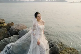 Chú rể Nam Anh — Tuxedo Printemps Velvet Đỏ Bordeaux, ảnh 61