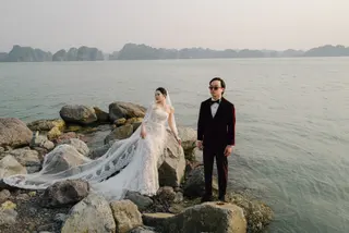 Chú rể Nam Anh — Tuxedo Printemps Velvet Đỏ Bordeaux, ảnh 63