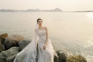Chú rể Nam Anh — Tuxedo Printemps Velvet Đỏ Bordeaux, ảnh 64