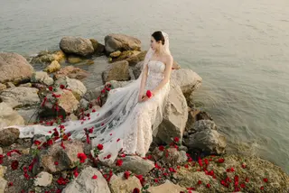 Chú rể Nam Anh — Tuxedo Printemps Velvet Đỏ Bordeaux, ảnh 66