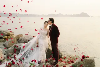 Chú rể Nam Anh — Tuxedo Printemps Velvet Đỏ Bordeaux, ảnh 70
