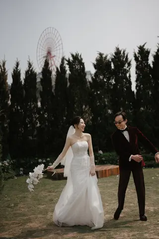 Chú rể Nam Anh — Tuxedo Printemps Velvet Đỏ Bordeaux, ảnh 80