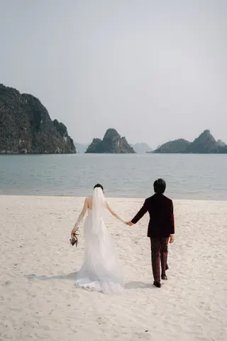 Chú rể Nam Anh — Tuxedo Printemps Velvet Đỏ Bordeaux, ảnh 81