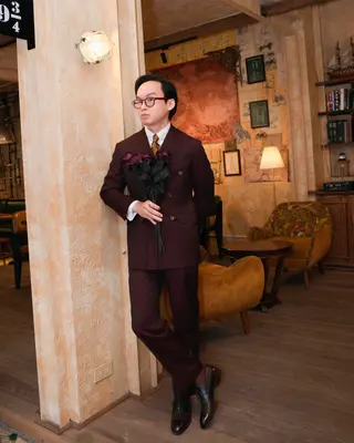 Chú rể Nam Anh — Fratelli Tallia di Delfino Đỏ Bordeaux, ảnh 6
