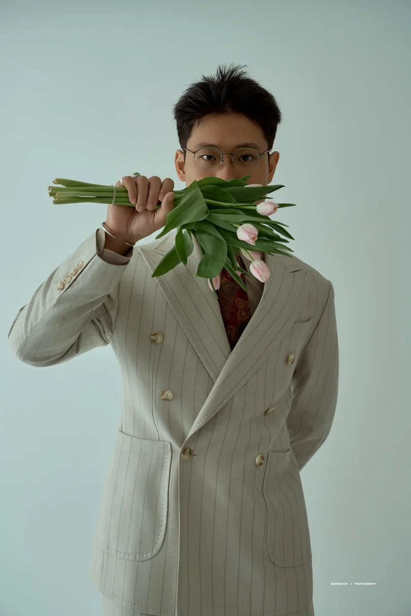 Chú rể Huy Quang — Medici Beige Kẻ Kim, khoảnh khắc 13