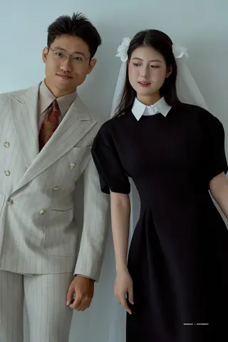 Chú rể Huy Quang — Medici Beige Kẻ Kim, ảnh 6