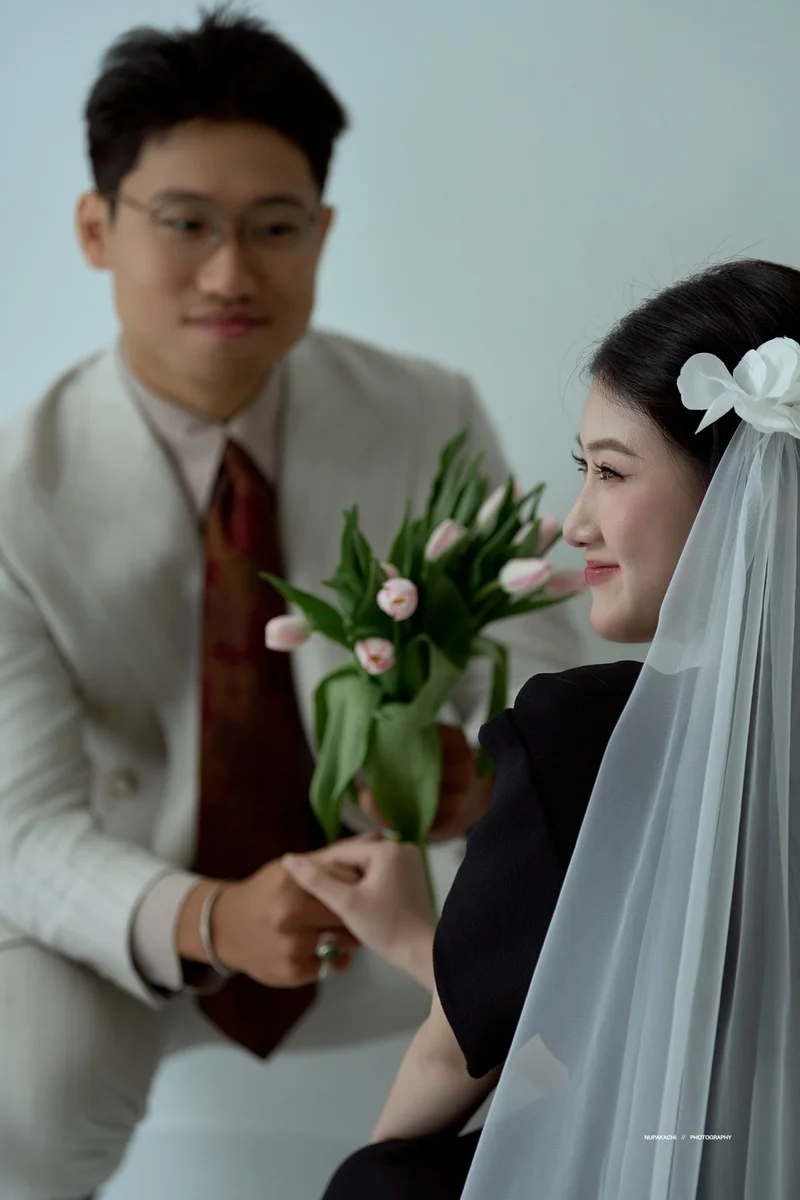 Chú rể Huy Quang — Medici Beige Kẻ Kim, khoảnh khắc 8