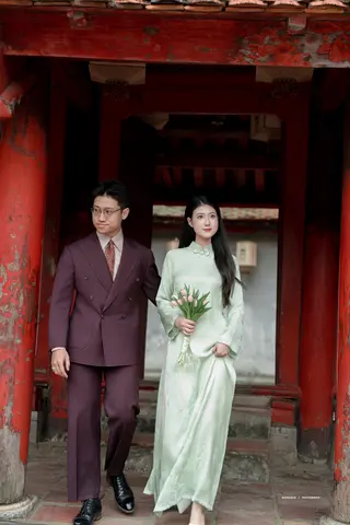 Chú rể Huy Quang — Australian Merino Wool Tím Mận, ảnh 27