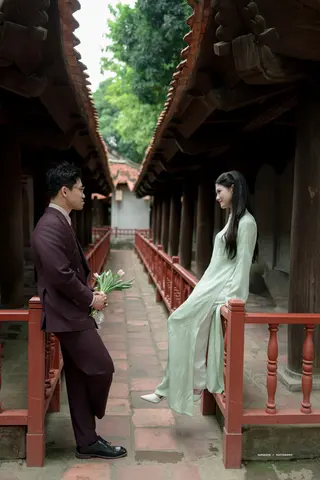 Chú rể Huy Quang — Australian Merino Wool Tím Mận, ảnh 33