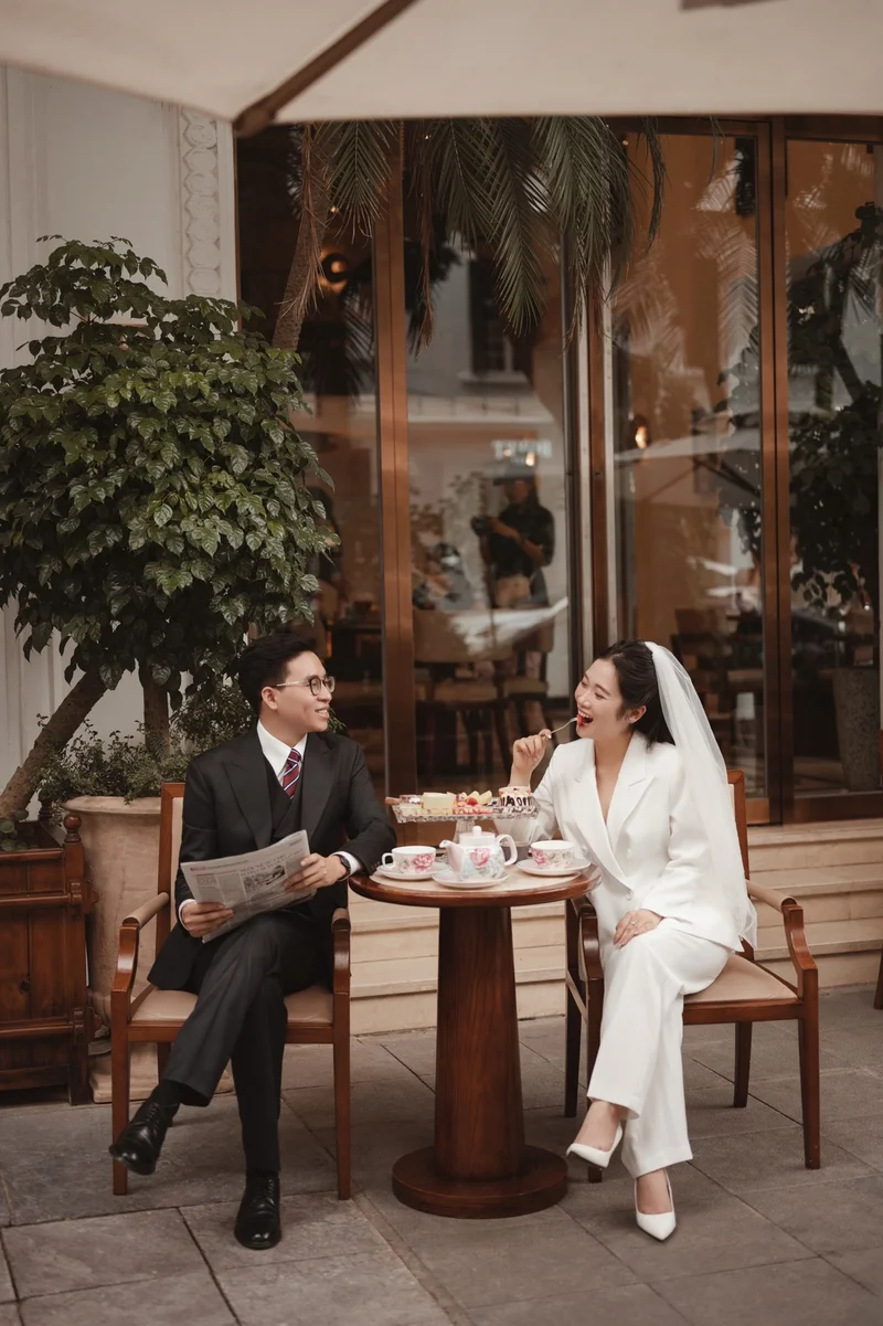 Chú rể Thành Trung — Nobility Ghi Tối — Suit 3 Mảnh, khoảnh khắc 6