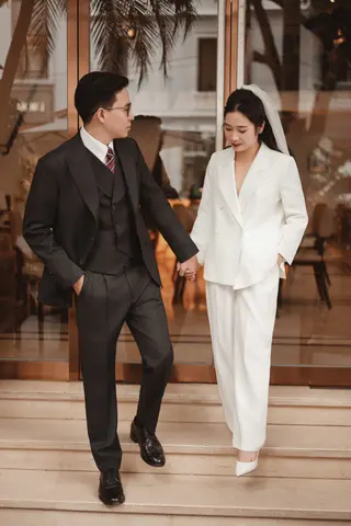 Chú rể Thành Trung — Nobility Ghi Tối — Suit 3 Mảnh, ảnh 9